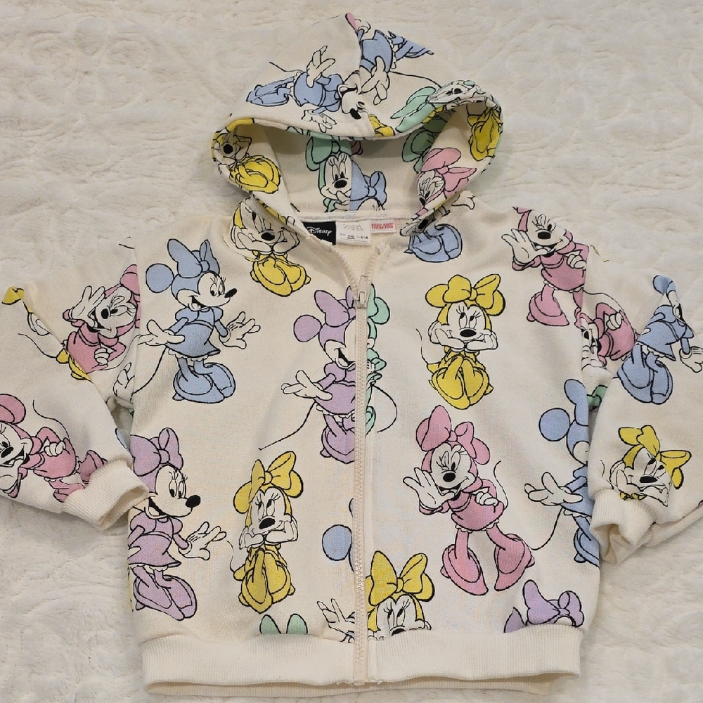 Disney Kids Hoodie with Colorful Character Print